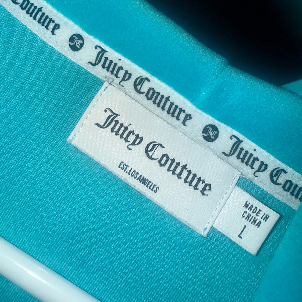 Juicy Couture - Y2K Teal Velour Half Zip Hoodie
New Without Tags - Picture 3 of 6